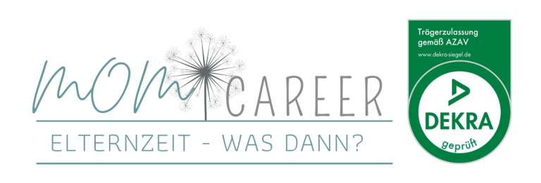 momCareer Logo mit Dekra momCareer Logo mit Dekra